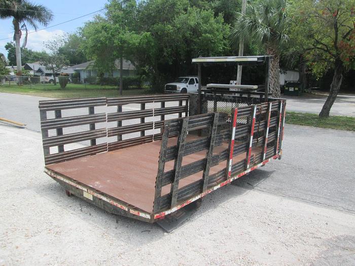 Used 12' Flat Bed Stake Body Truck Bed