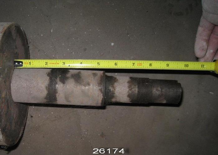 Used Pusey & Jones  Felt Rolls, 8" Diameter, 116" Face Steel, Bearing Centers Approximately 128.5", 2-1/8" Diameter Journals #26174