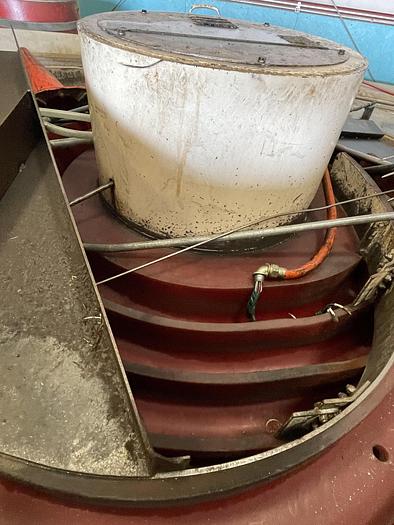 Used HAMMOND ROTO-FINISH MP-100-4-6 VIBRATORY MULTI-PASS DEBURRING AND FINISHING MACHINE