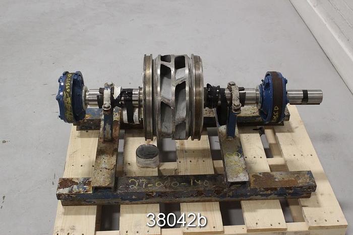 Used Goulds 3405L 10x12x14 Pump Rotating Assembly, 7-Vane #38042