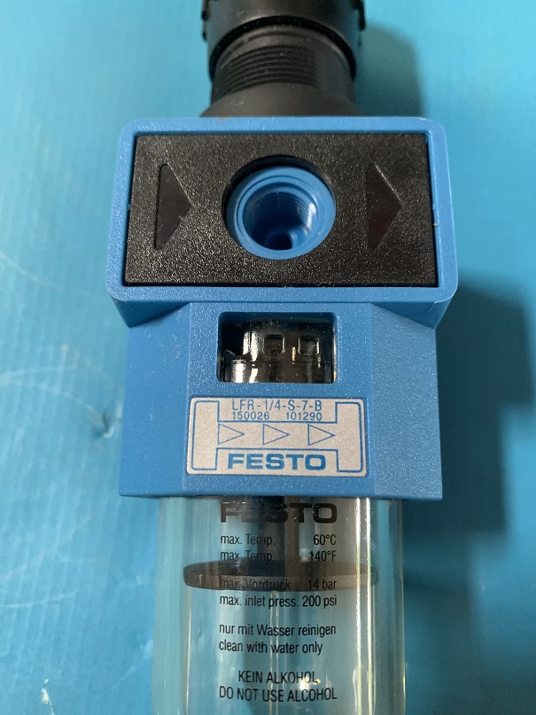 Used Festo Pneumatic Filter Regulator LFR-1/4-S-7-B