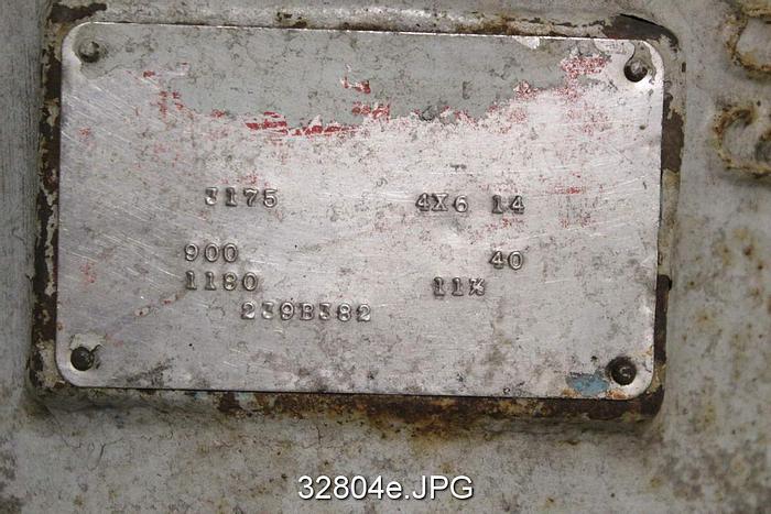 Used Goulds 3175 Power End with 14" Stuffing Box #32804