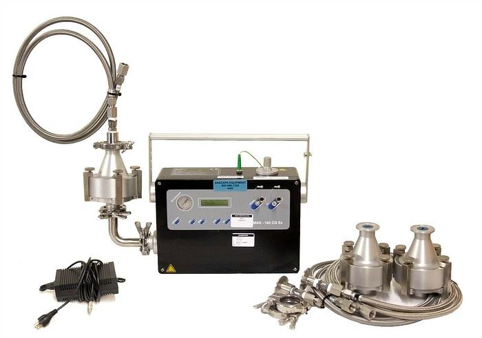 Used Millipore MAS-100 CG EX Air Sampling System, Sampling Heads Explosion Proof 9485