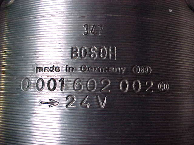 Used BOSCH STARTER 0001602002 DEUTZ SBA12M816