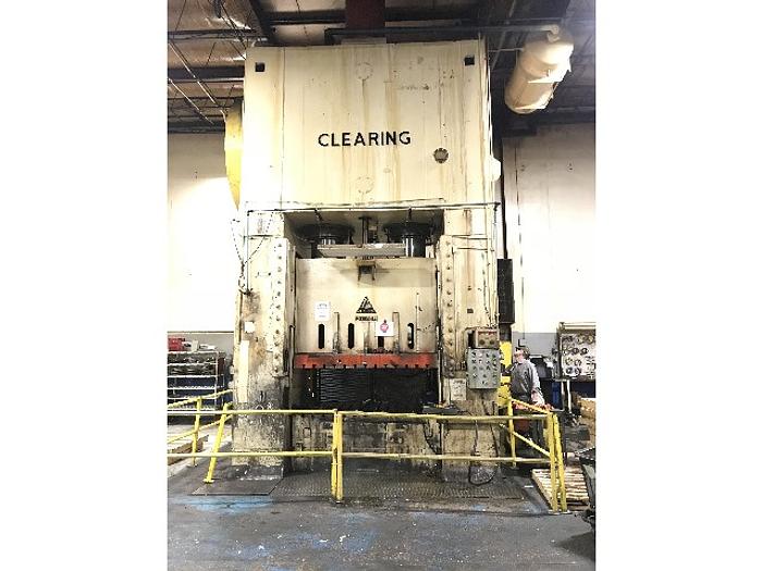 2000 ton Clearing 84"x60" Used Stamping Press