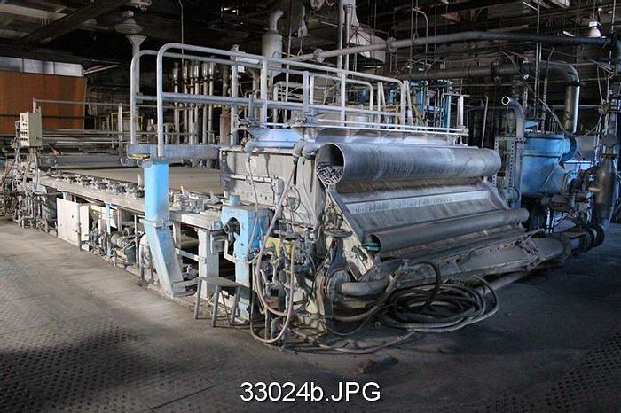Used Beloit Fourdrinier 95" Wire Width Paper Machine #33024