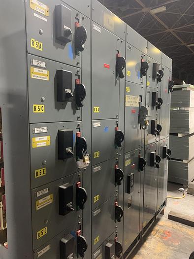 Used ALLEN BRADLEY CENTERLINE SERIES MCC SECTION