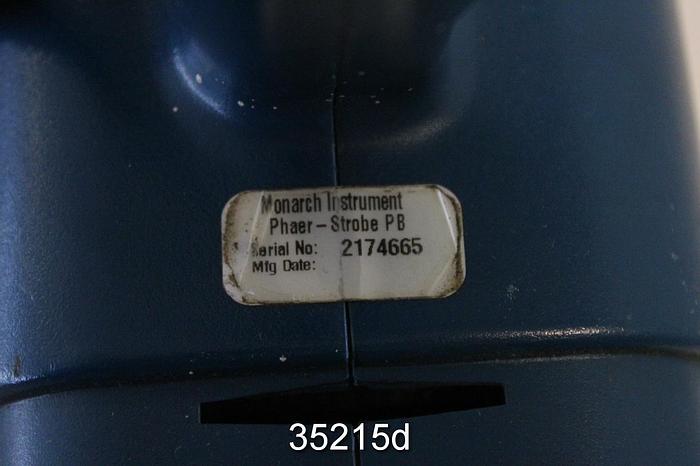 Used Monarch Strobe PB Phaser Strobe Tachometer #35215