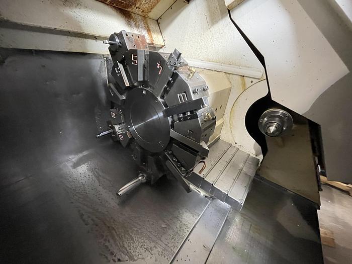 Used MAZAK QUICK TURN NEXUS 300 II CNC LATHE WITH MAZATROL MATRIX VOICE ADVISER CONTROLLS