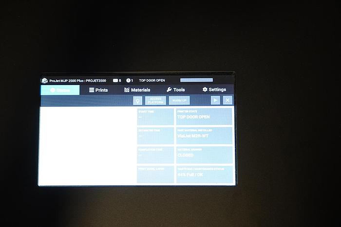 Used 2018  3D Systems  ProJet MJP 2500 Plus