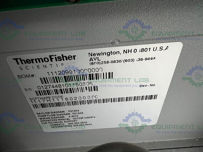 Used Thermo Fisher 111209910000000 Chiller 18°C
