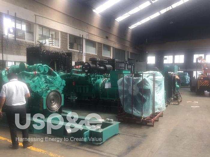 Used 1.8 MW New Cummins QSK60G4 Diesel Generator Sets