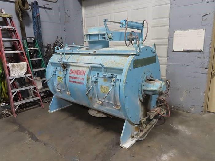 Used LITTLEFORD LODIGE MODEL FKM-2000E HORIZONTAL PLOW MIXER - S/S - 75 PSI JACKET