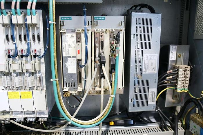 Used CNC LATHE INDEX ABC 42 WITH BAR FEEDER AND TOOLS