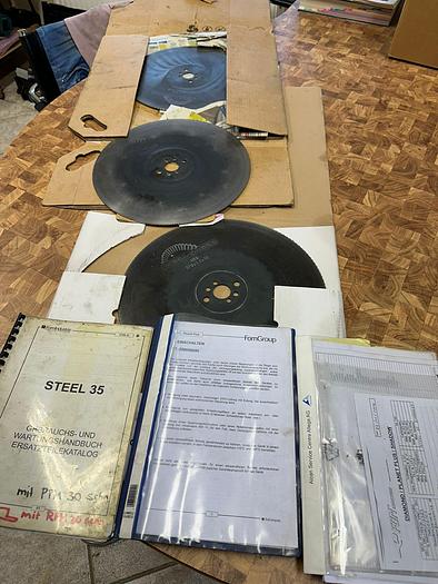 Used CIRCULAR SAW FOM - STEEL 35 -TWIN HEAD