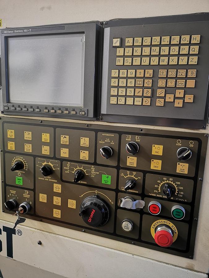 Used CNC LATHE - HARDINGE TWIN SPINDLE LATHE QUEST 8/51