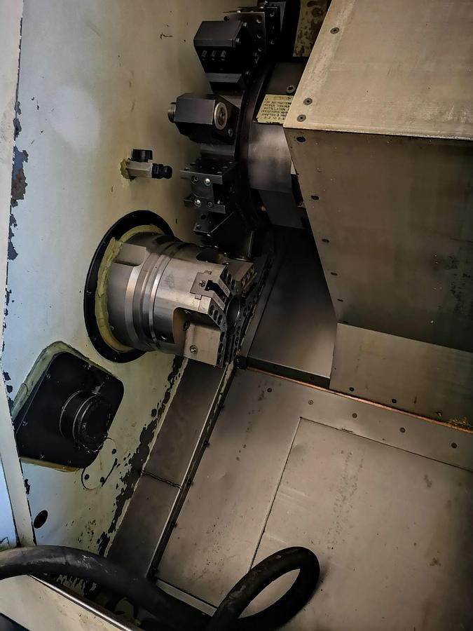 Used CNC LATHE - HARDINGE TWIN SPINDLE LATHE QUEST 8/51