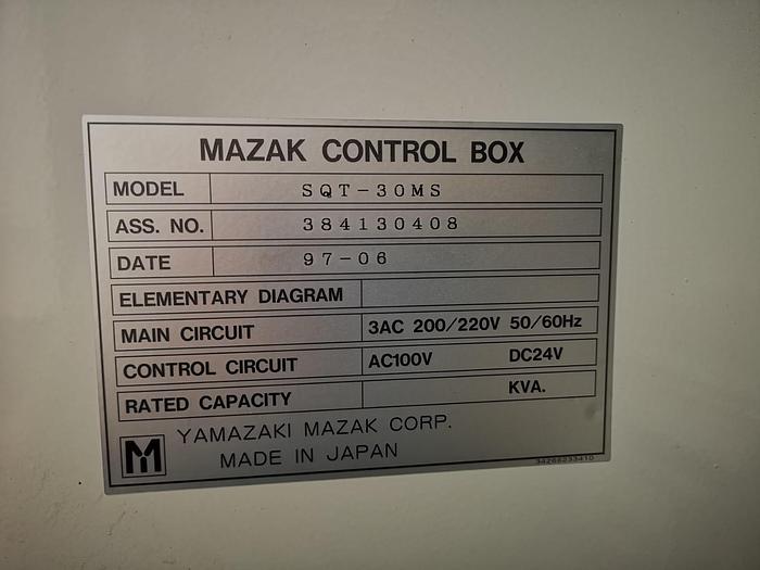Used MAZAK SQT 30 MS TWIN SPINDLE -LOW HOURS