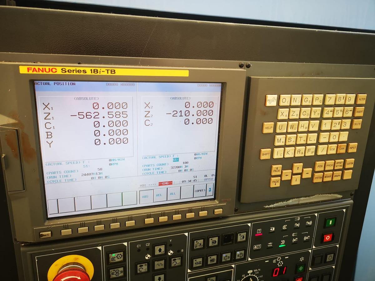 Used CNC LATHE DOOSAN TT 1800SY TURNING AND MILLING CENTRE
