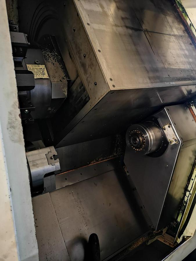 Used CNC LATHE - HARDINGE TWIN SPINDLE LATHE QUEST 8/51