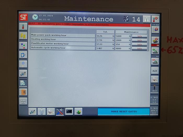 Used BLOW MOLDING S.T. SOFFIAGGIO TECNICA II SIT 400