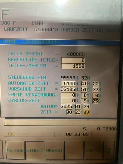 Used CNC LATHE INDEX GU 800 L