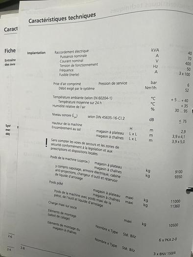 Used DMC 100V 3AXIS TOOL MILLING