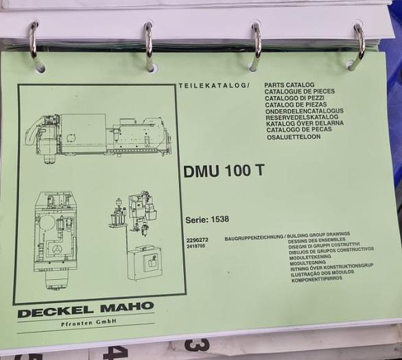 Used DMU 100T 5 AXIS