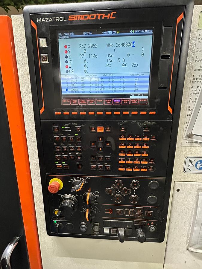 Used Mazak QTC 200 MSY L TURNING AND MILLING