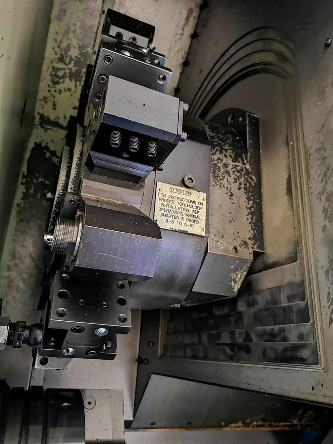 Used CNC LATHE - HARDINGE TWIN SPINDLE LATHE QUEST 8/51