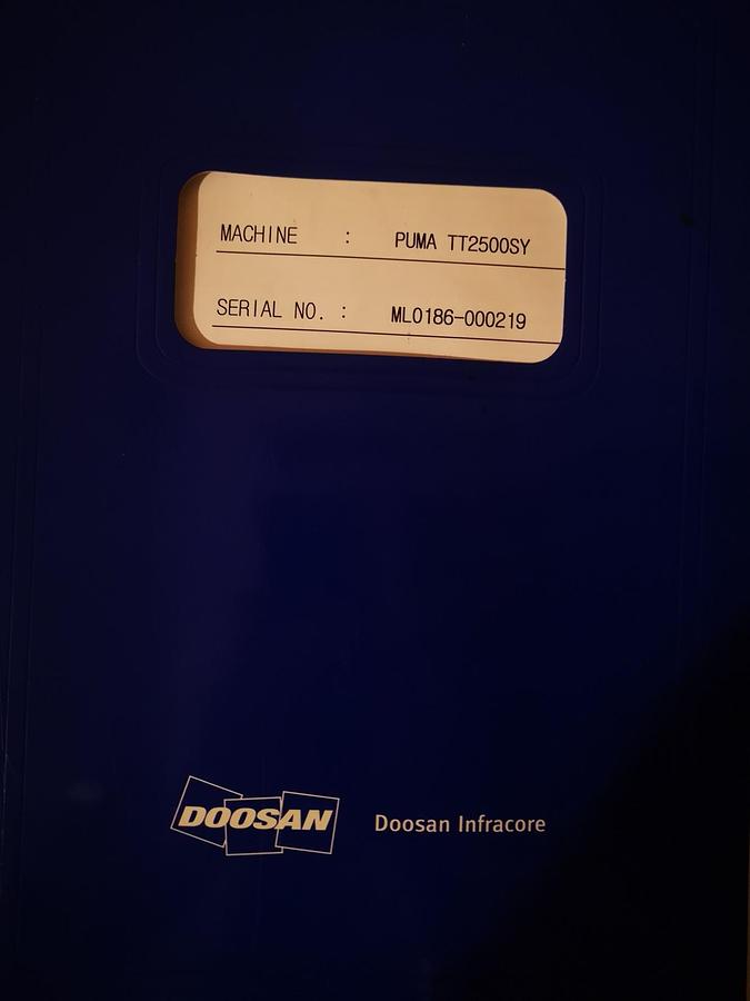 Used CNC LATHE DOOSAN PUMA TT2500SY