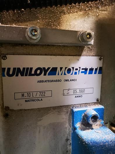 Used BLOW MOLDING UNILOY-MORETTI M-10L / 722