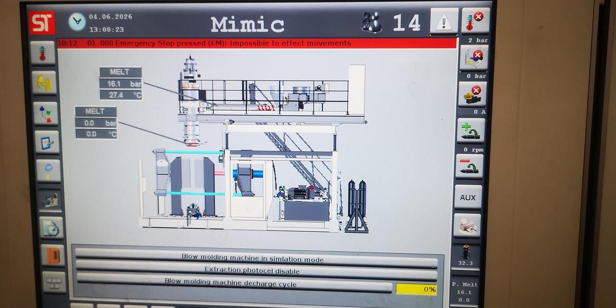 Used BLOW MOLDING MACHINE  TA  300 