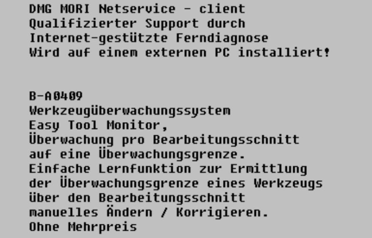 Used DMG NEF400 V3 5.Generation