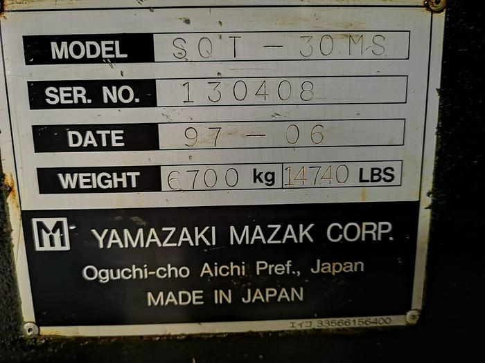 Used MAZAK SQT 30 MS TWIN SPINDLE -LOW HOURS