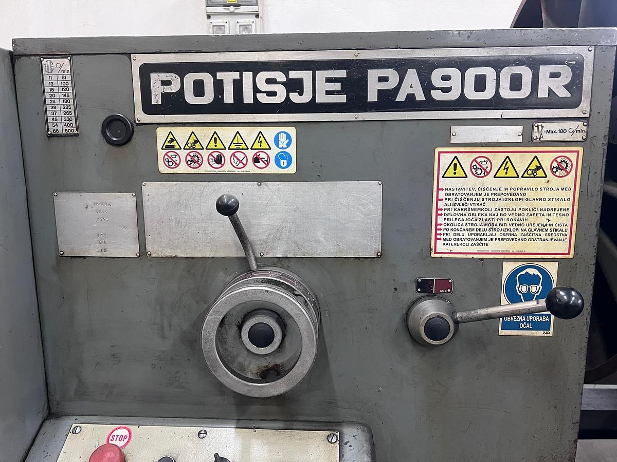Used UNIVERSAL LATHE POTISJE PA 900R - BIG BORE -2000MM/140MM