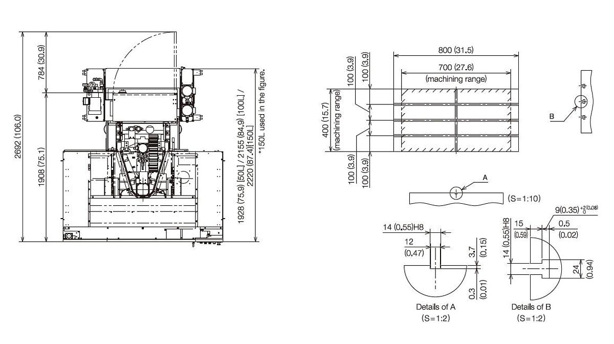 Used BROTHER SPEEDIO i700 CNC MILLING AND TAPPING CENTER  - FULLY EQUIPED