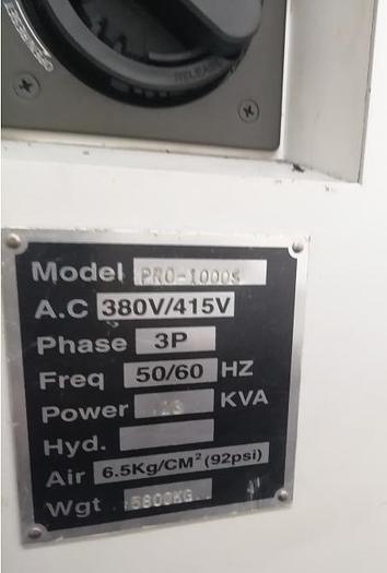 Used CNC VERTICAL MILLING HARTFORD PRO-1000S-HEIDENHAIN 530