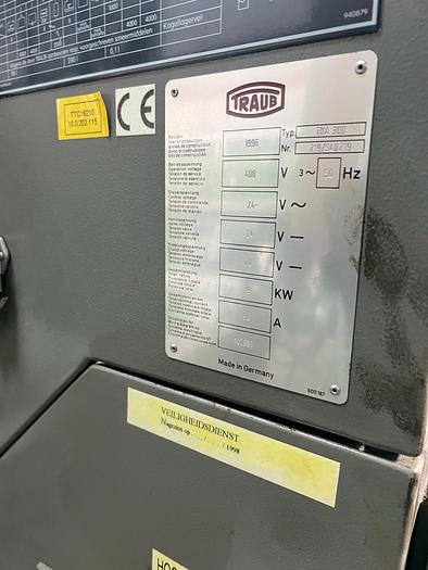 Used CNC LATHE TRAUB TNA 300 C AXIS -DRIVEN TOOLS