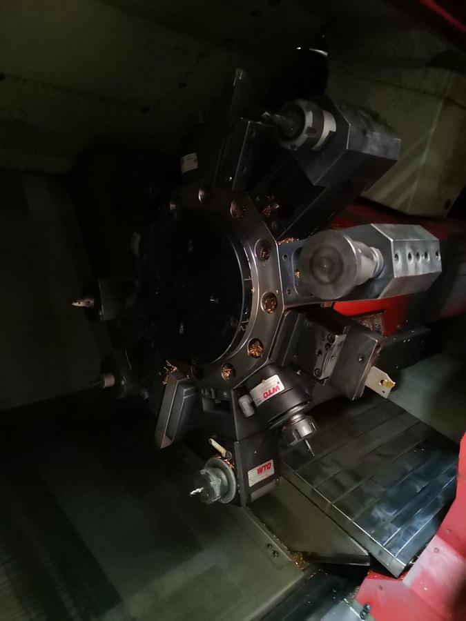 Used EMCO HYPERTURN 665 TWIN SPINDLE TWIN TURRET excellent condition