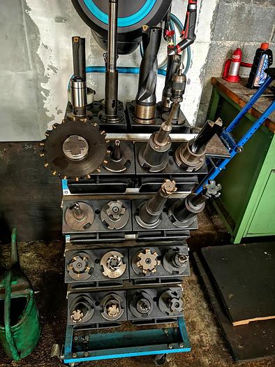 Used CNC BORING MILL WOTAN RAPID 1 WITH HUGE AMOUNT OF TOOLING