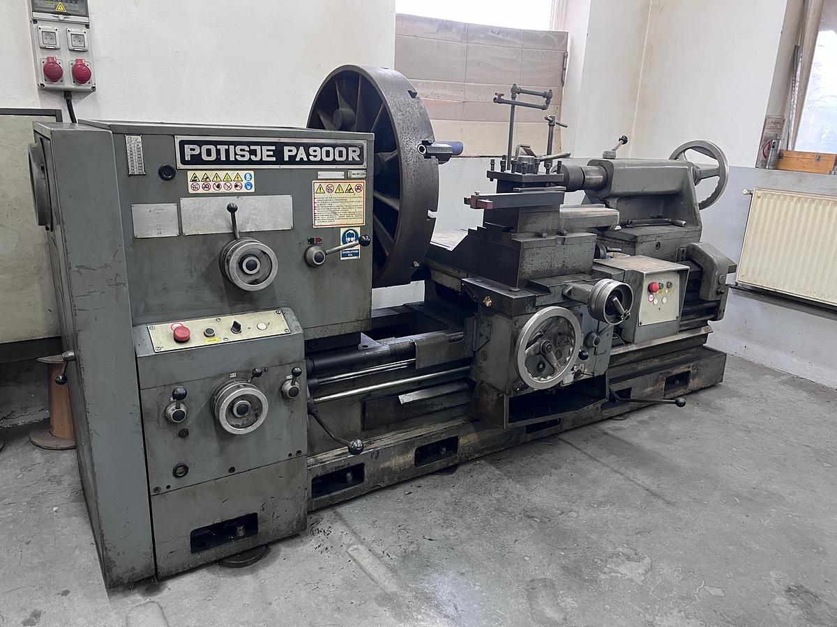 Used UNIVERSAL LATHE POTISJE PA 900R - BIG BORE -2000MM/140MM