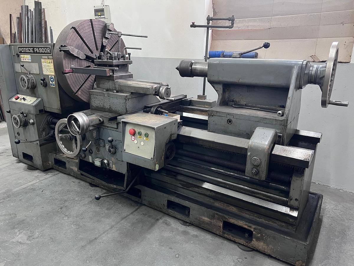 Used UNIVERSAL LATHE POTISJE PA 900R - BIG BORE -2000MM/140MM
