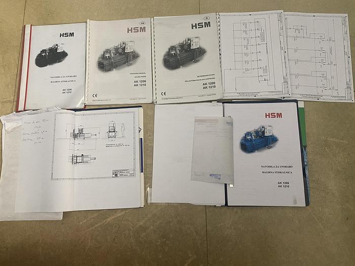 Used PAPER PRESS HSM SK 1206