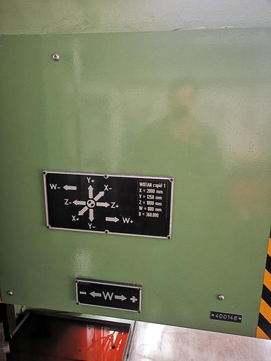 Used CNC BORING MILL WOTAN RAPID 1 WITH HUGE AMOUNT OF TOOLING