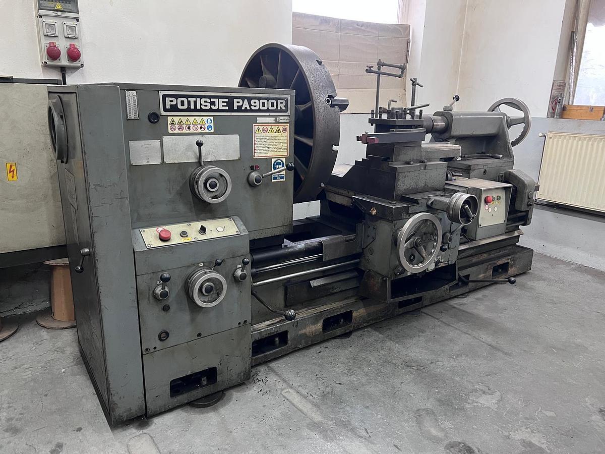 Used UNIVERSAL LATHE POTISJE PA 900R - BIG BORE -2000MM/140MM