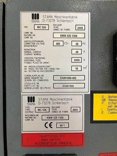 Used STAMA  MC 526 COMPACT