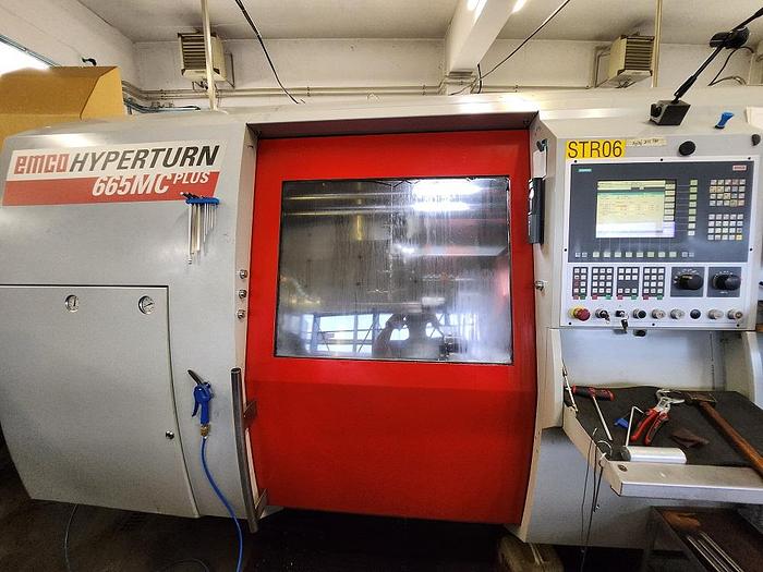 Used EMCO HYPERTURN 665 TWIN SPINDLE TWIN TURRET