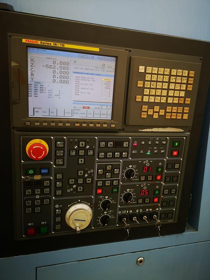 Used CNC LATHE DOOSAN TT 1800SY TURNING AND MILLING CENTRE