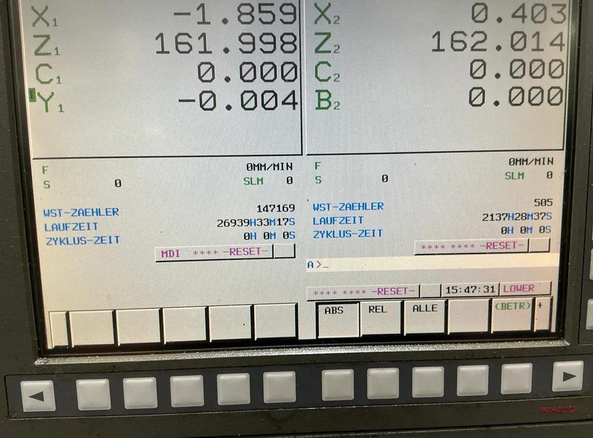 Used CNC NAKAMURA WT-100 - TURNING AND MILLING